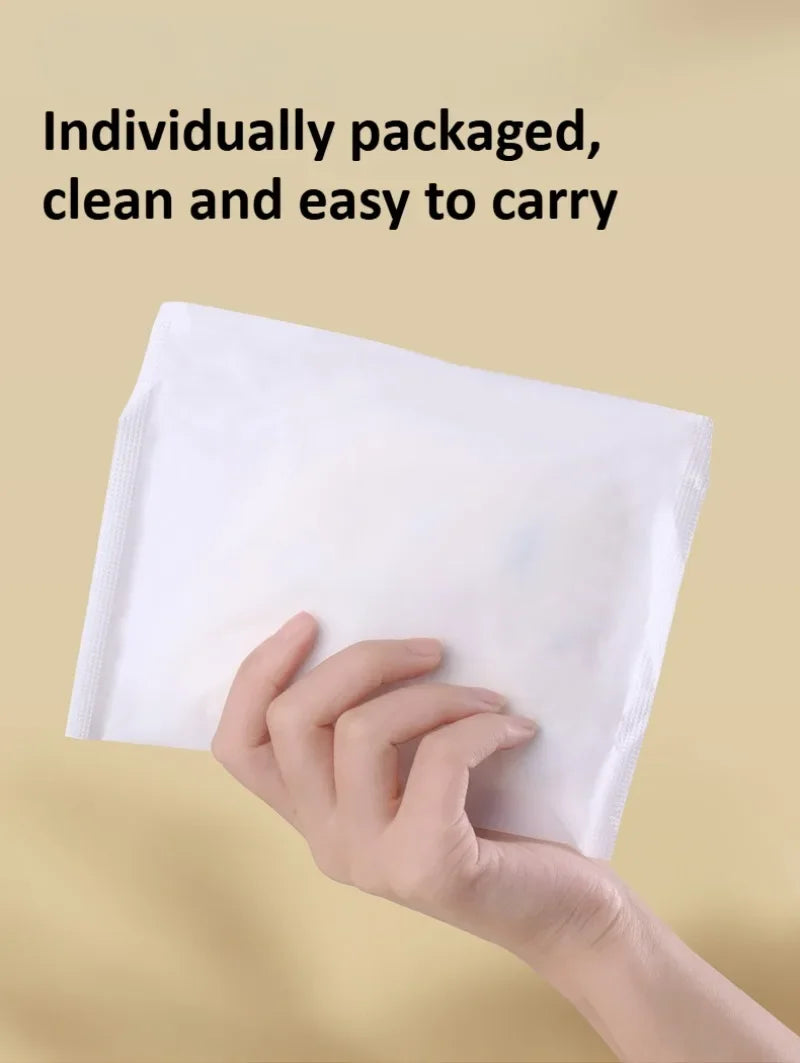 20PCS Disposable Bibs for Babies Toddler Feeding Baby Bibs Soft Absorbent Leakproof Individually Packaged for Travelling Outdoor