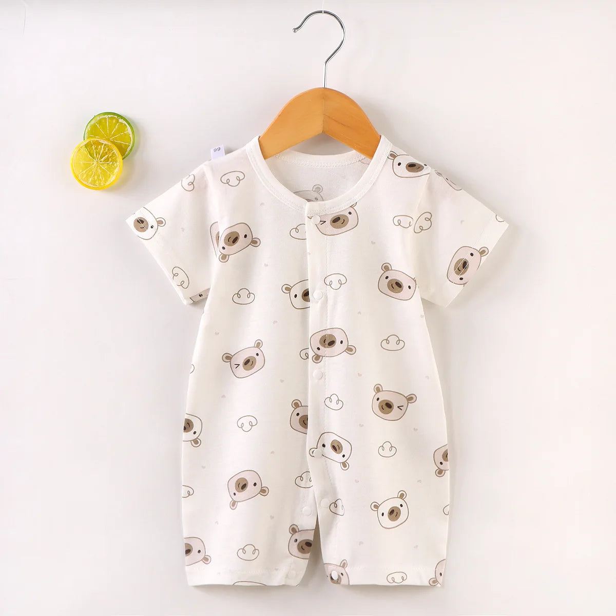 New Baby Newborn Clothes Baby Short-sleeved Jumpsuit 0-2 Years Old Boys Girls Romper Children Wrapping Clothes