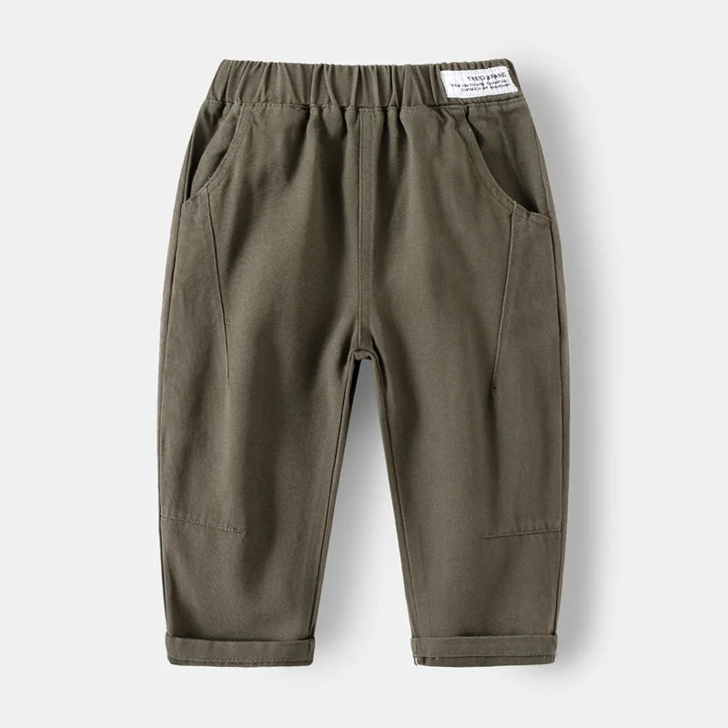Boys Pants Spring Autumn Kids Trousers Cotton Children's Clothing Toddler Boy Pants for 1 to 2 3 4 5 6 7 8 Years Boutique Pants