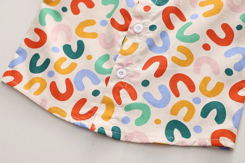 Nuevo Traje de Ropa de Verano para Bebés, Conjuntos Infantiles, Camisa de Letras de Moda para Niños, Pantalones Cortos, 2 Piezas/Conjuntos, Disfraz Casual para Niños Pequeños, Chándales para Niños