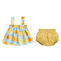 Sommer Neugeborenen Baby Kleidung für Mädchen Jungen Set Druck Dünnes Mini-Kleid und PP Shorts 2-teiliges Set Säuglings-Baby-Kleidung Outfit 6-24M
