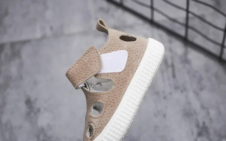 Boys Sandals Children Half Sandals for Boys Girls Toddlers Little Kids Summer Shoes Cut-outs Breathable Fashion Soft Anti-skid
