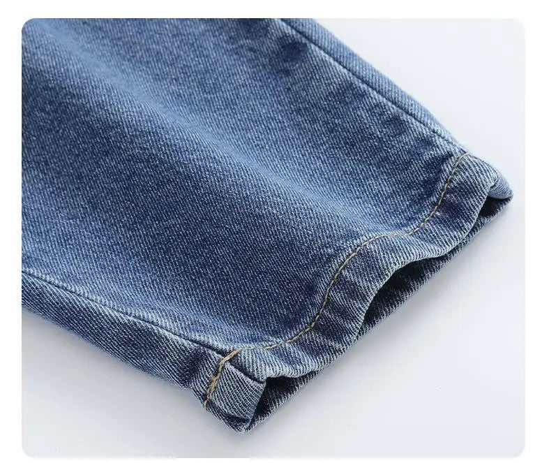 2024 Mode Frühling Herbst Kinder Jumpsuit Jungen Mädchen Cartoon Jeans Latzhose Kinderhosen Fashion Kleinkind Freizeit 0-5 Jahre