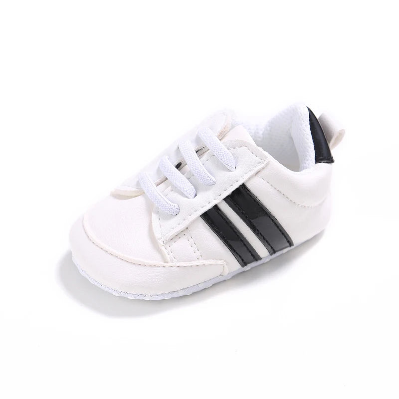 Male and Female Baby Sports Shoes 0-1 Year Old Soft Soled Fashionable Casual Walking Shoes For Spring/Summer Babies and Children