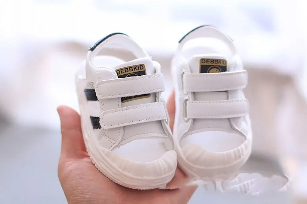 Fashion Baby Sandals Trendy Closed-Toe Sandals Children Toddler Walking Shoes Kids Outdoor Anti-Slip Soft and Comfortable Shoes