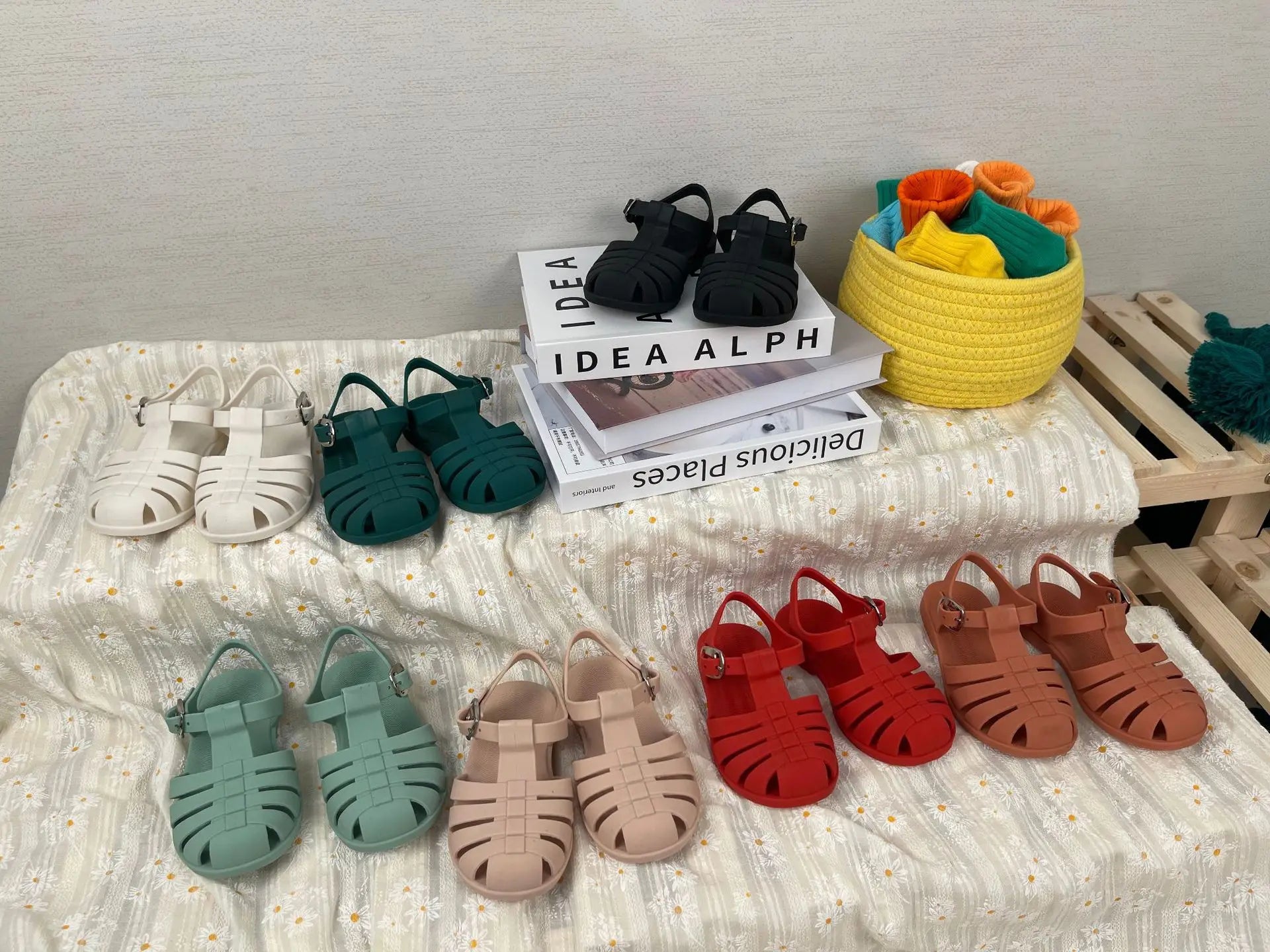 Baby Girls Summer Sandals 2-7y Toddler Soft Non-slip Princess Solid Kids Candy Jelly Children Shoes Casual Roman Sandals