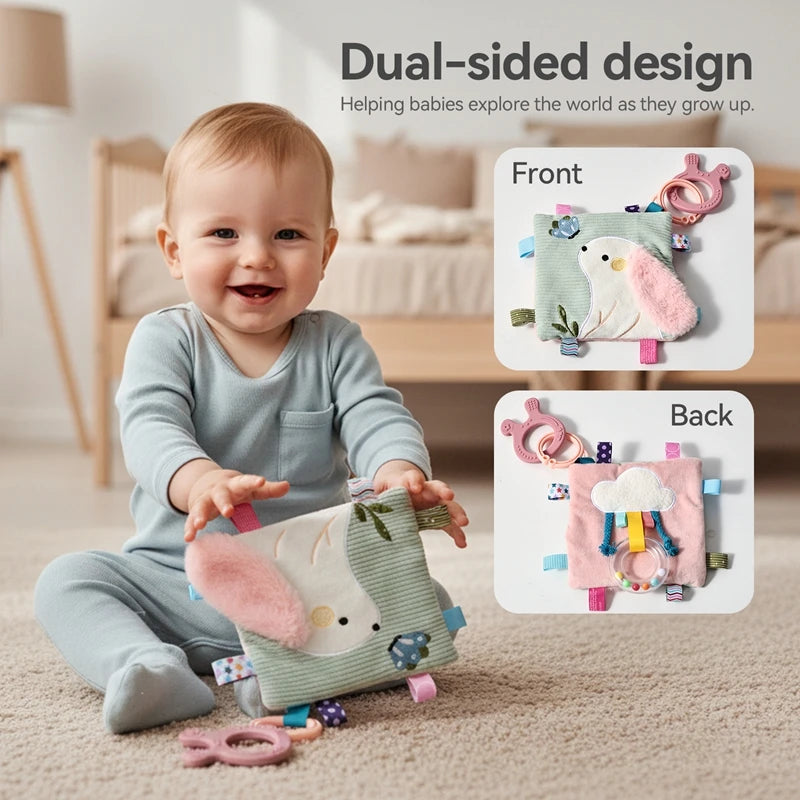 Baby Toy Montessori Rabbit Soothing Towel Toy Is Specially Designed For Babies Featuring A Soft And Cute Rbbit Shape As Its Core