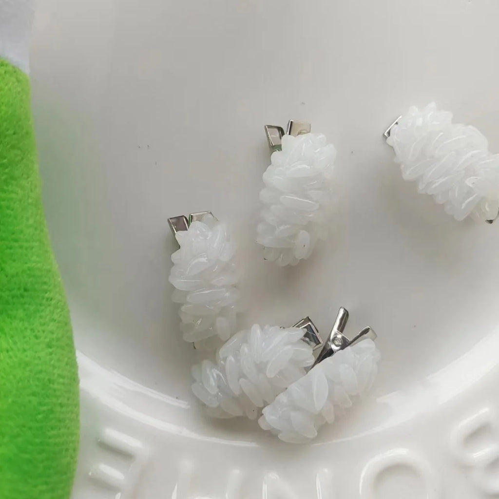 Divertida horquilla de novedad para el pelo de bebé, accesorios de pelo, simulación de comida, semillas de girasol, pinzas de huevo para el pelo, ganchos para el pelo de niña, clips.
