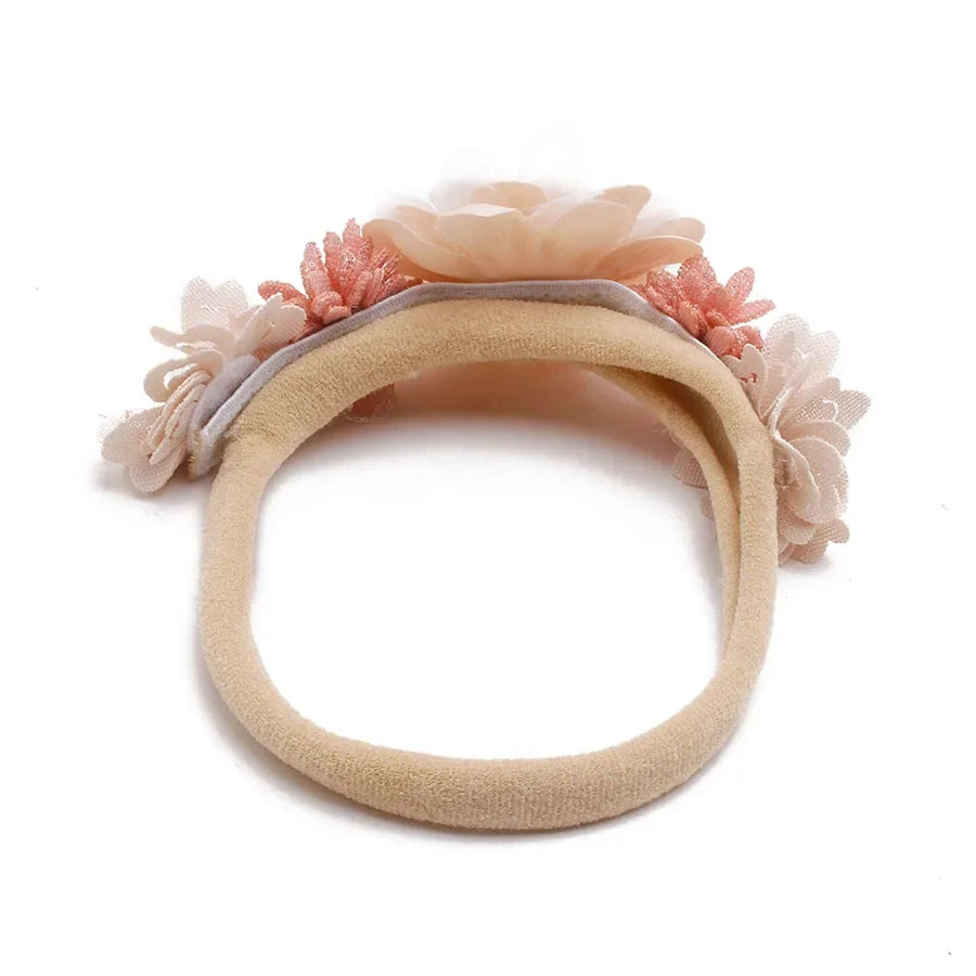 1/3pcs Baby Headbands for girls Kids Cute Flower Headwear Nylon Soft Elastic Hair Band Gifts Toddler Headband Hair Accessories