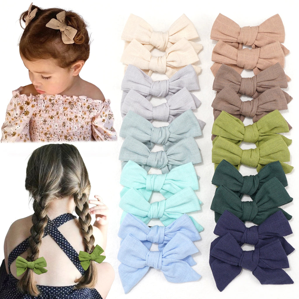 20 piezas de lazos para el pelo de bebé, clips para el pelo, accesorios para bebés, infantes, niños pequeños
