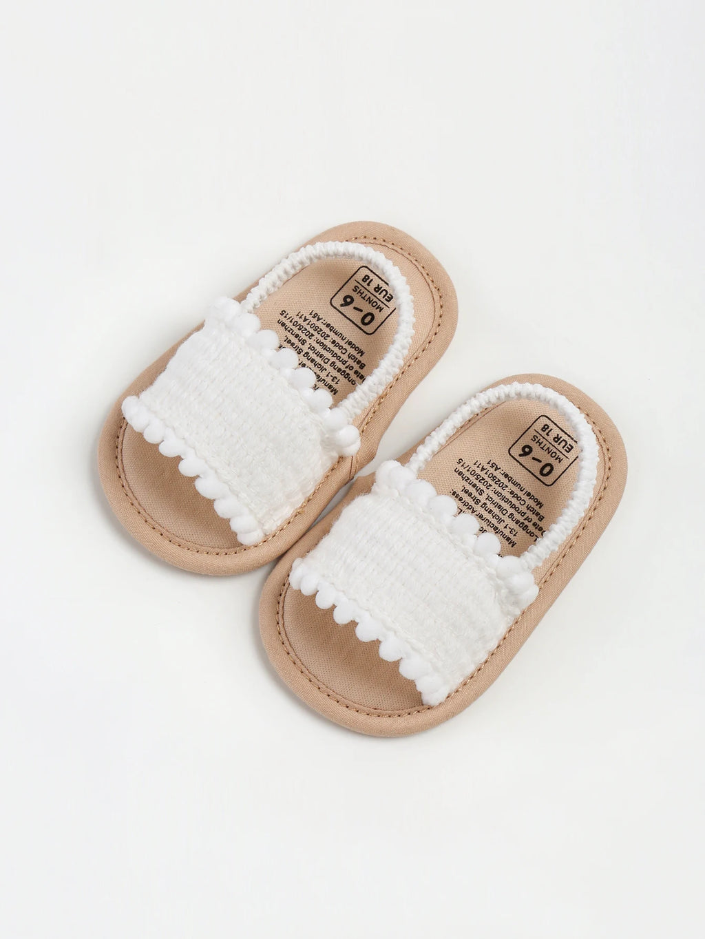 Baby girl sandals, summer shoes, outdoor first step for toddlers to learn to walk summer shoes for babies aged 0-18 months