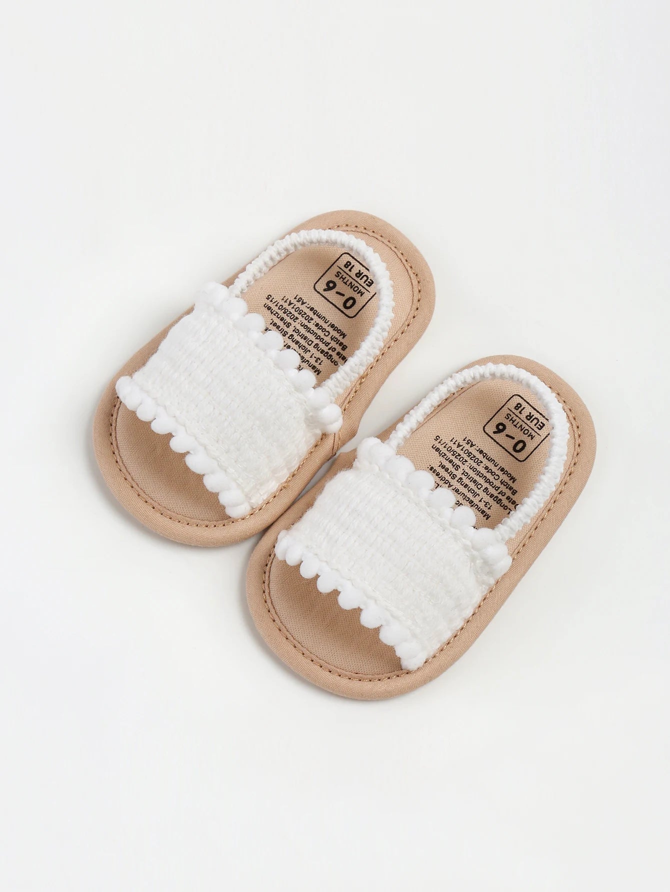 Baby girl sandals, summer shoes, outdoor first step for toddlers to learn to walk summer shoes for babies aged 0-18 months