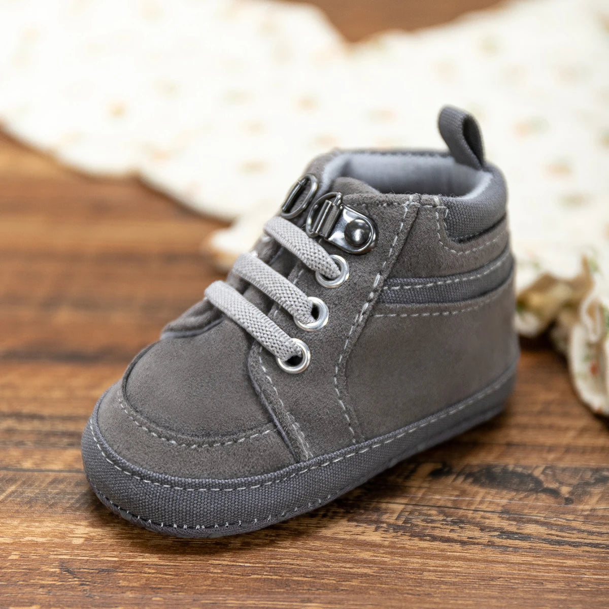 Baby-Sneaker, Kleinkind-Jungen-Mädchen-Sportschuhe, Kleinkind-Freizeitschuhe mit Baumwollsohle, rutschfeste PU-Lauflernschuhe, Krabbelschuhe, Basketballschuhe