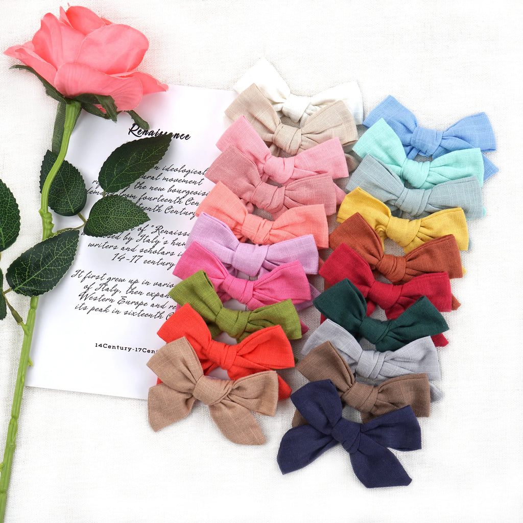 20 piezas de lazos para el pelo de bebé, clips para el pelo, accesorios para bebés, infantes, niños pequeños