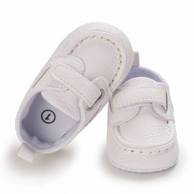Spring and Autumn British Style Loafers For Babies Aged 0-12 Months Comfortable and Non Slip Walking Shoes