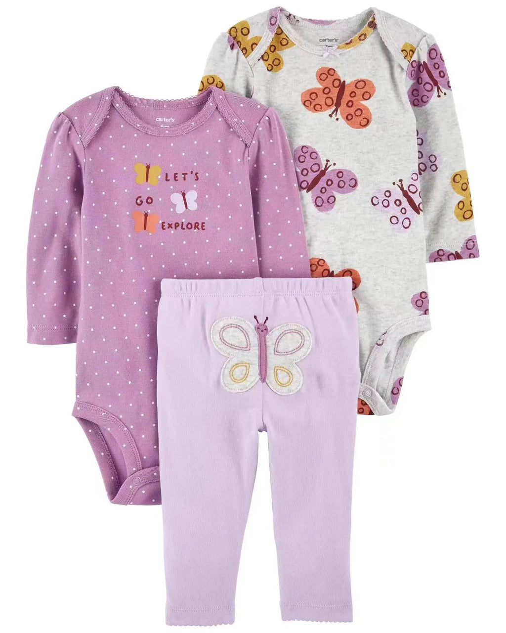 2025 Baby Mädchen Kleidung Herbst Frühling Neugeborenen Outfit Baumwoll-Body Oberteil und Hose Set Kinder Kleinkind Kleidung 6-24M
