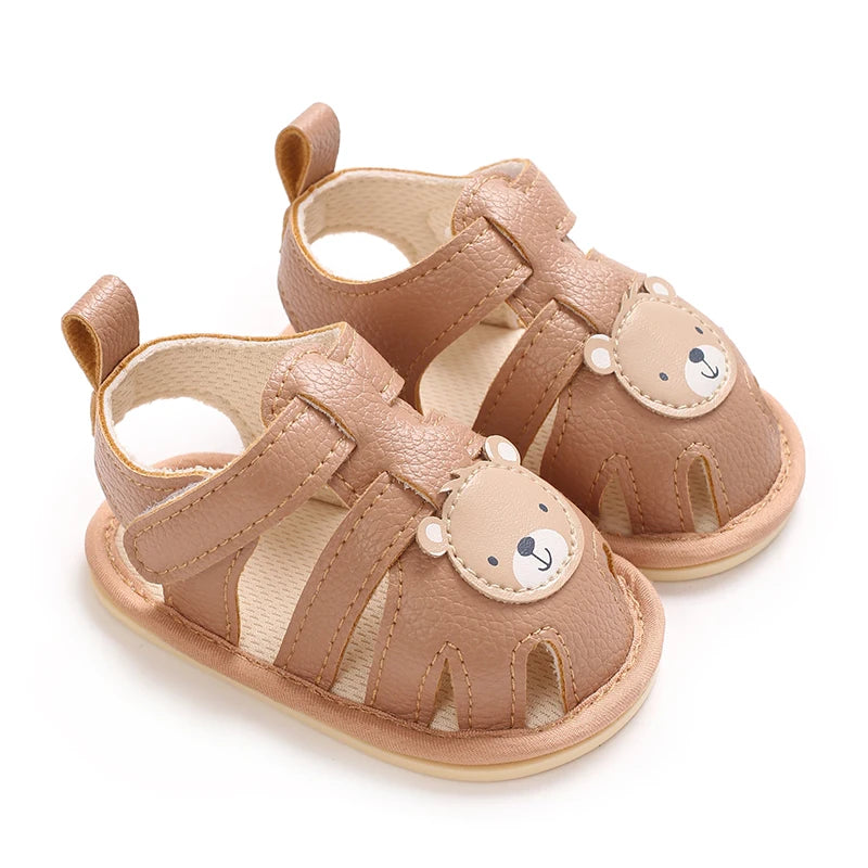 Summer sandals for baby boys and girls, breathable baby summer sandals, first walking shoes for newborns at 18 months old