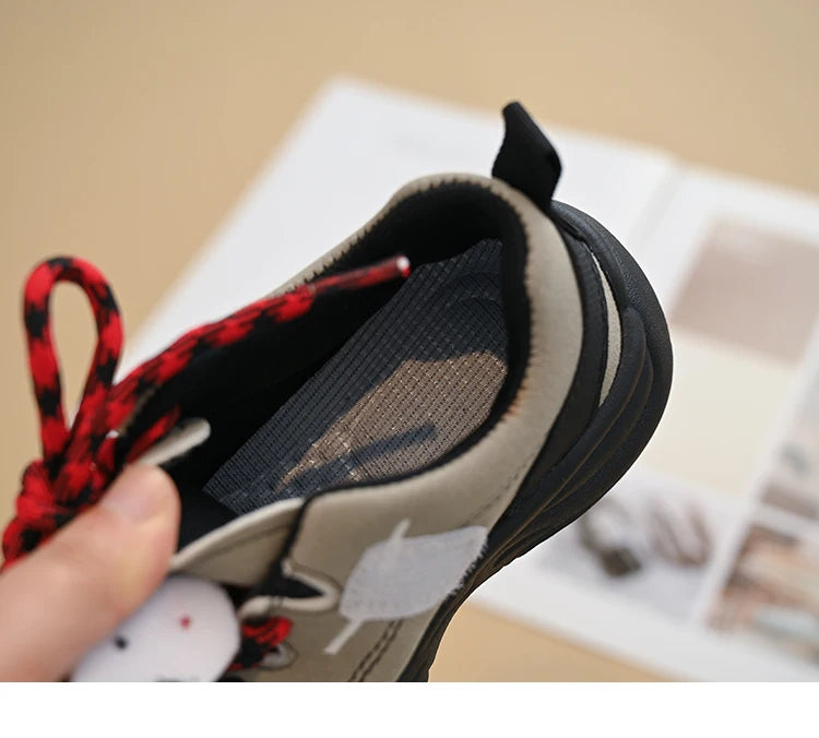 Baby Girls Boys Genuine Leather Sneakers Autumn Kids Casual Shoes Non-slip Soft Sole Infant Toddler Shoes Children Hiking Shoes