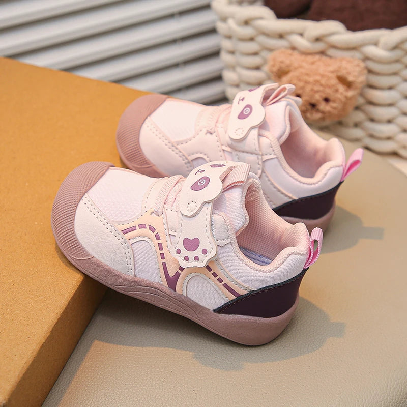 Baby Walking Shoes Autumn New Style Girls RetroStyle Soft Sole Non Slip Casual Shoes Boys BreathableVersatile Forrest Cute Shoes