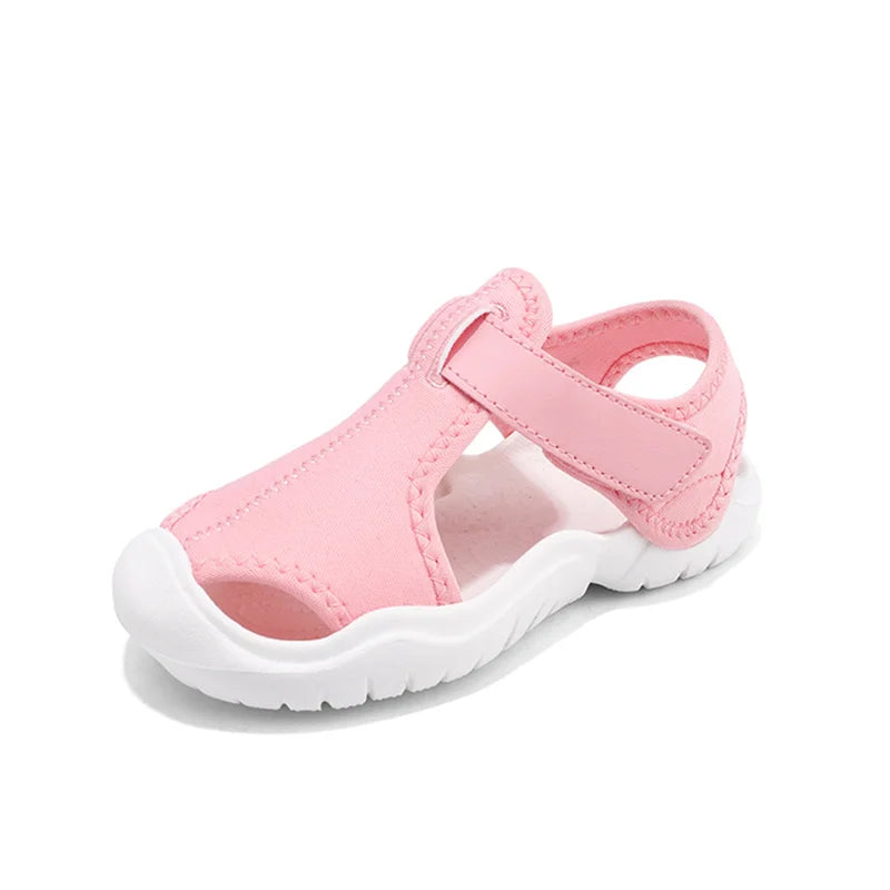 Baby Sports Sandals Brand Fashion Kids Shoes Girls Boys Breathable Anti-slip Beach Toddler Sandal Soft Sole Children Shoes