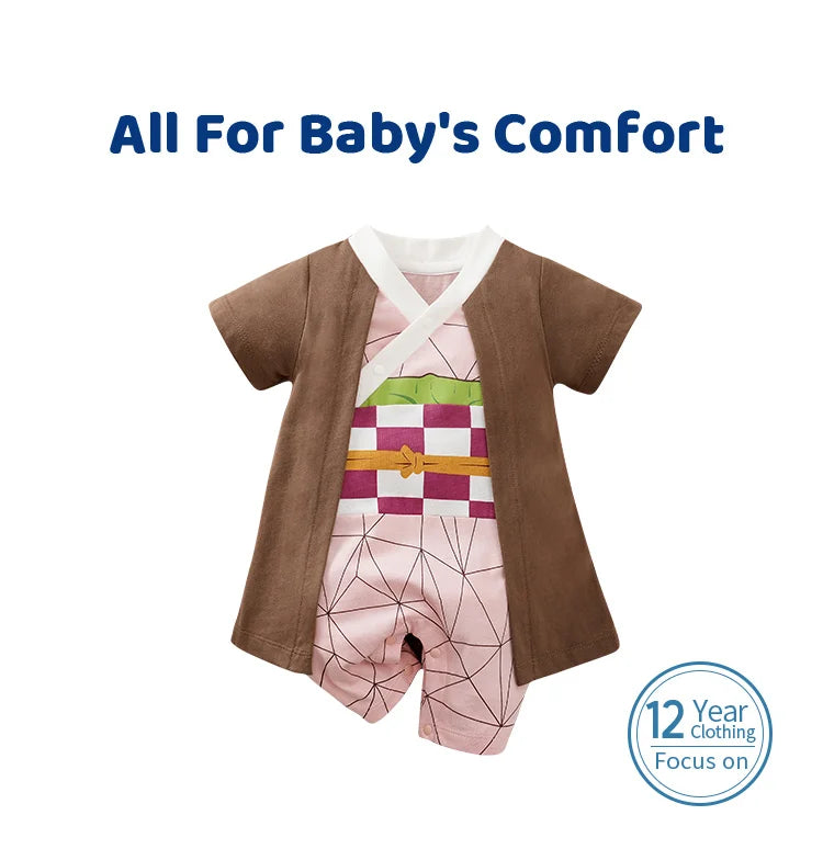 Ropa de rol para bebés, mono de primavera y otoño, ropa personalizada de algodón puro para bebés, niños y niñas