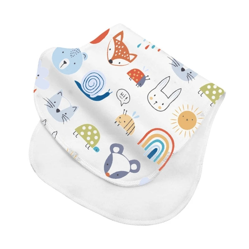 Baby Burp Cloths Baby Burp Bibs Feeding Nursing Towel Accessory Burping Rag for Newborns Cotton for Girls & Boys Gift