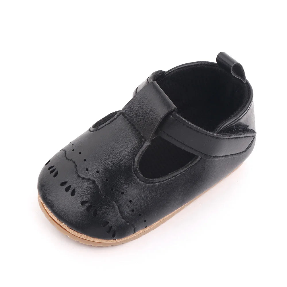 Baby PU Shoes Soft PU Leather and TPR Sole Anti-slip Design for Baby Boys and Girls Prewalking Shoes High Quality Infant Sandals