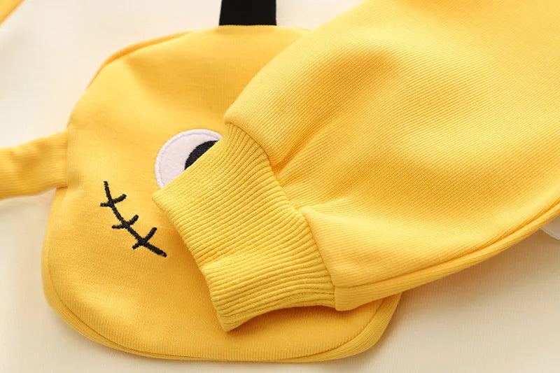 Baby Jungen Kleidung Set Frühling Herbst Sportanzüge für Kinder Cartoon 3D Tasche Sweatshirts Hosen 2tlg. Trainingsanzüge für Jungen Outfits