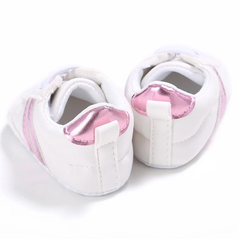 Male and Female Baby Sports Shoes 0-1 Year Old Soft Soled Fashionable Casual Walking Shoes For Spring/Summer Babies and Children