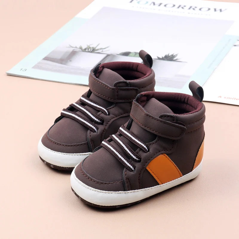 Zapatos de bebé de algodón suave de alta calidad, estilo primavera y otoño, para niños y niñas de 0 a 9 a 18 meses, nueva moda para bebés 2024 BHX3190