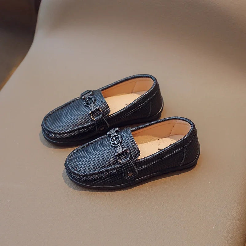 Leather Shoes Kids Loafers Casual for Boy Kid Shoe for Girl Soft Soled Shoes Leather Shoe for Kid Girls