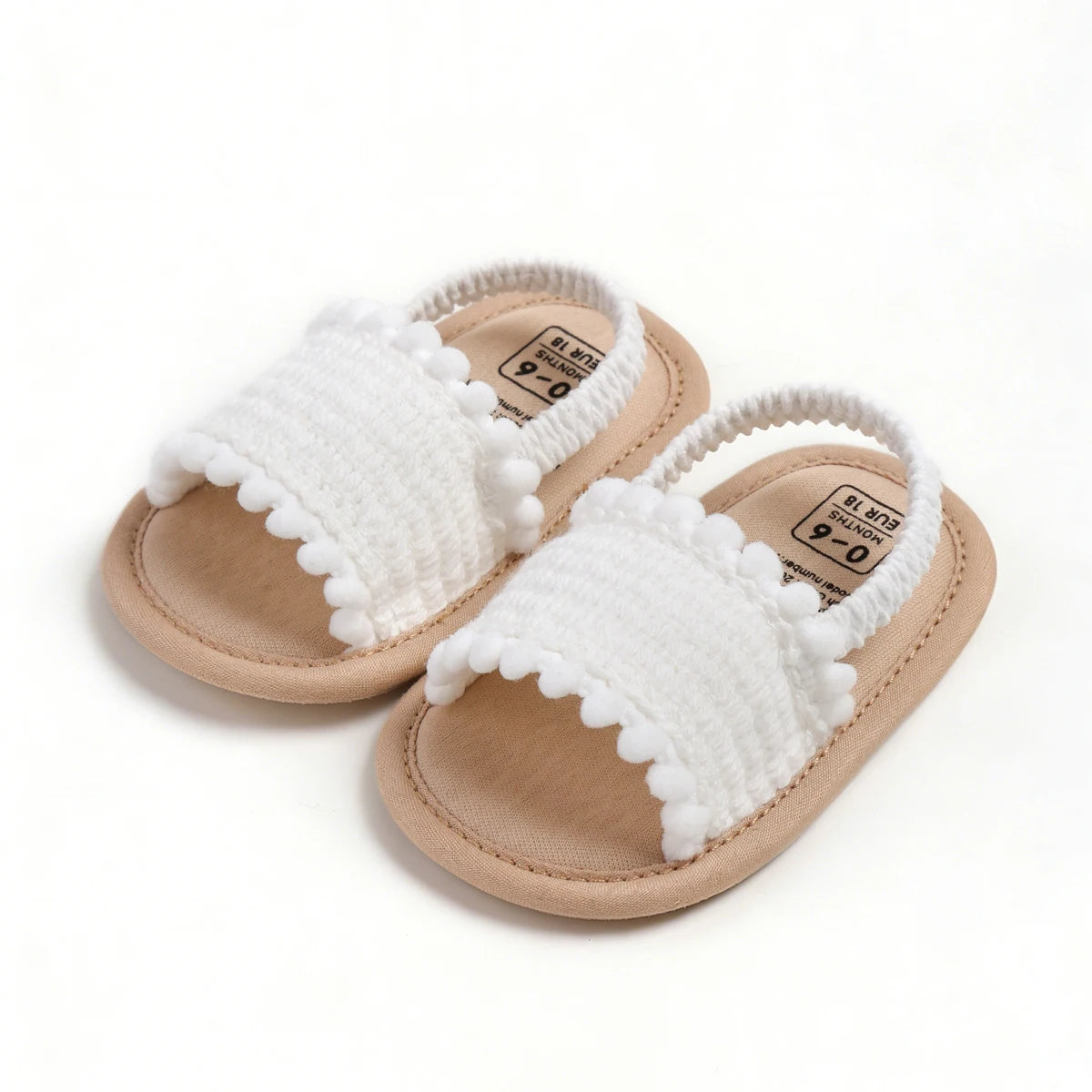 Baby girl sandals, summer shoes, outdoor first step for toddlers to learn to walk summer shoes for babies aged 0-18 months