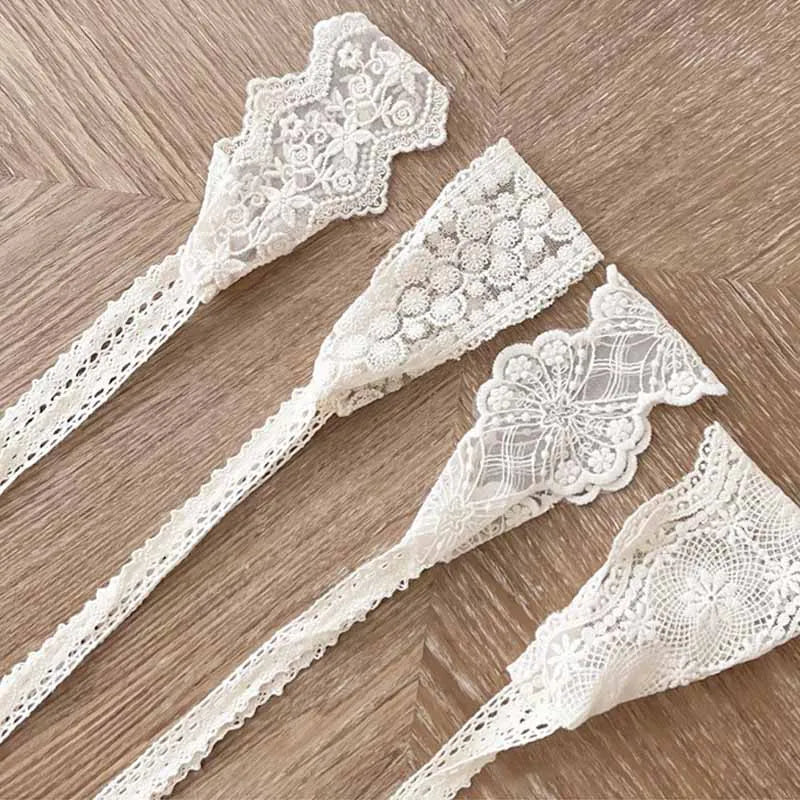 Baby Girl Lace Headbands Cute Flower Embroidered Hair Band Sweet Princess Headband Newborn Hair Accessories Photography Props