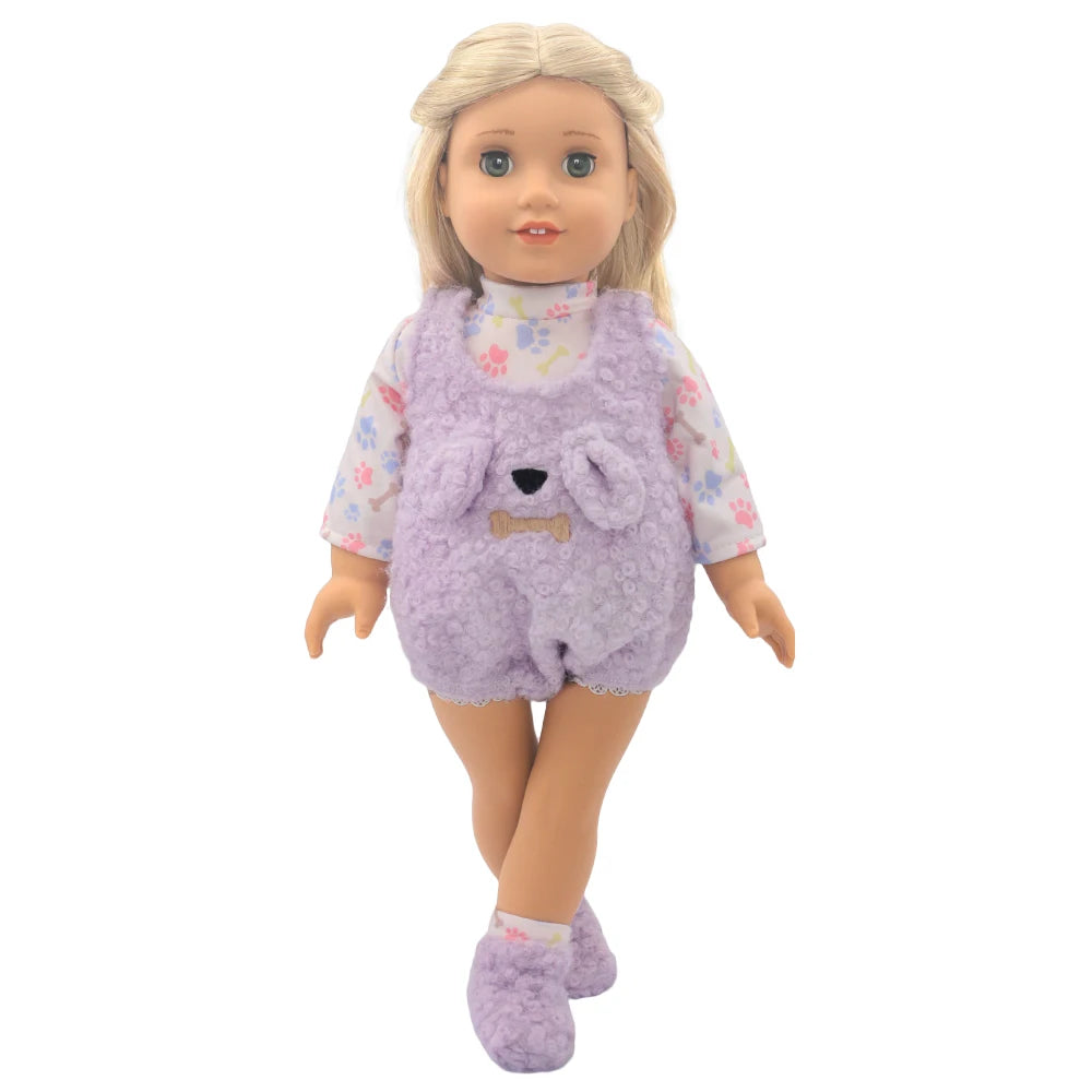 Baby Born Doll Outfits For 13-18 Inch Newborn Doll Cute Jumpers Rompers Suit+Shoes Doll Accessories Festival Birthday Gift