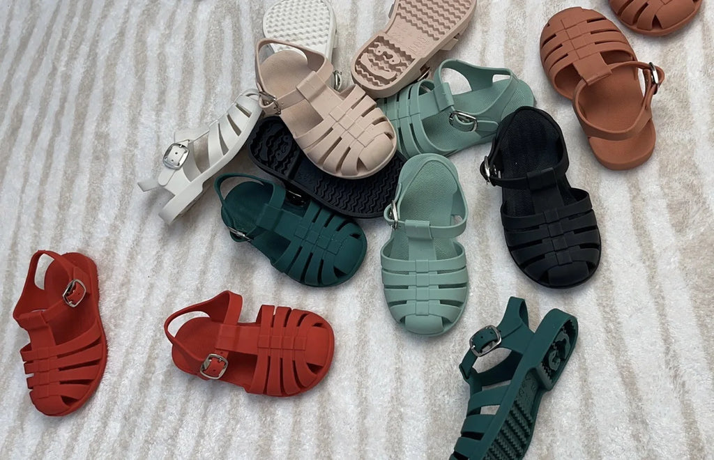 Baby Girls Summer Sandals 2-7y Toddler Soft Non-slip Princess Solid Kids Candy Jelly Children Shoes Casual Roman Sandals