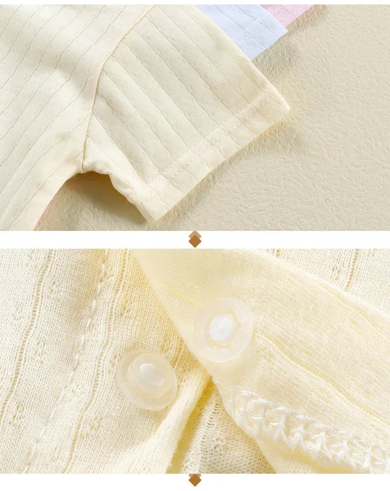 Ropa para recién nacidos de bebé, mameluco de manga corta para bebés de 0 a 2 años, pelele para niños y niñas, ropa para envolver niños.