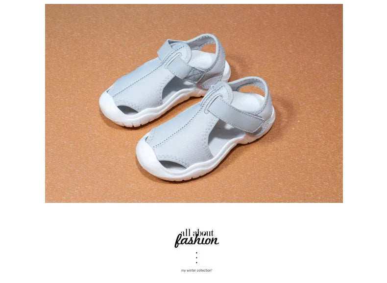Baby Sports Sandals Brand Fashion Kids Shoes Girls Boys Breathable Anti-slip Beach Toddler Sandal Soft Sole Children Shoes
