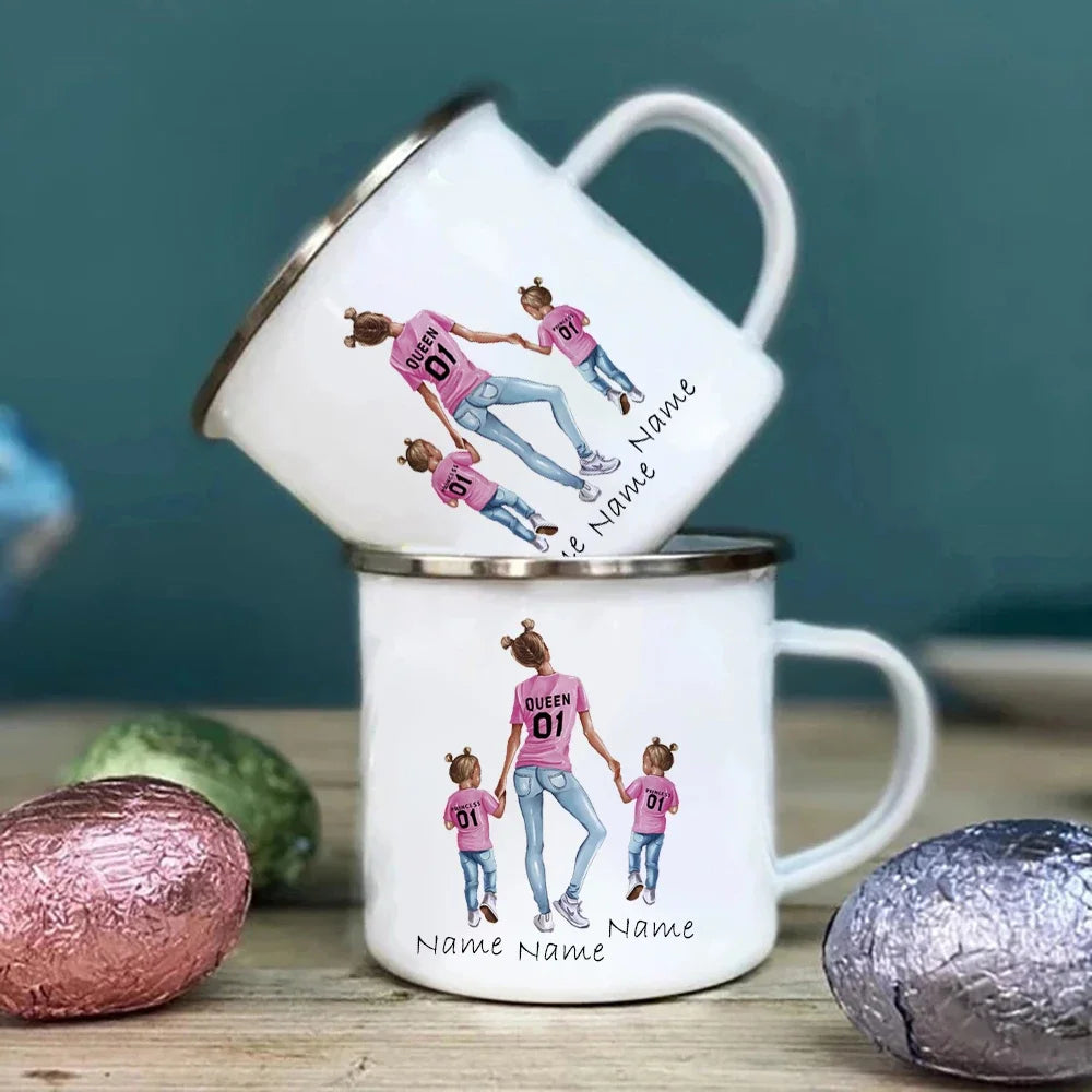 Mother Two Daughters Customize Mug Cup for Coffee Mugs  Print Your Own Name on the Mug Dropshipping Cupshe Cups Tea