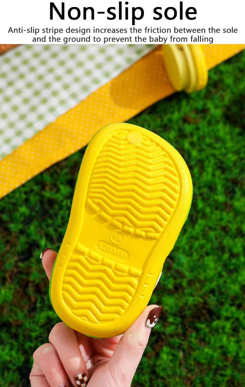 Summer Baby Shoes Sandals Cartoon Design Mules for Girls And Boys Infant Garden Shoes New Products for Children