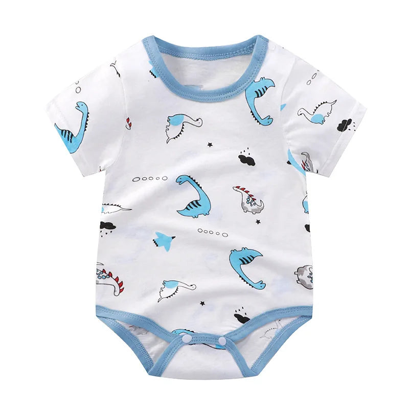 Summer Romper Baby Girls Clothes Cotton Short Sleeved Jumpsuit Newborn Baby Boy Clothes Bodysuit For Newborns