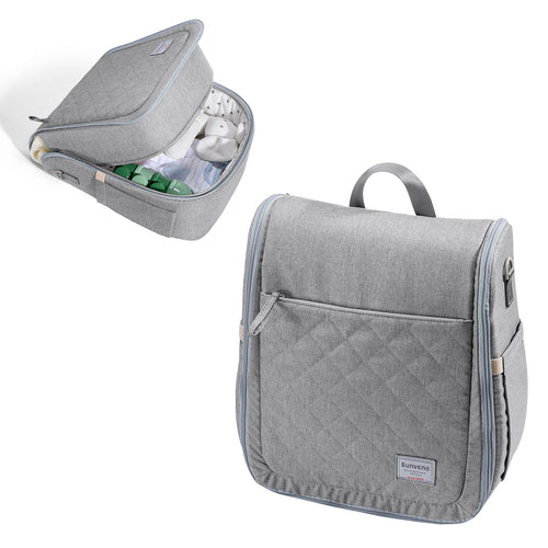 Tragbarer Wickelrucksack mit Wickelunterlage