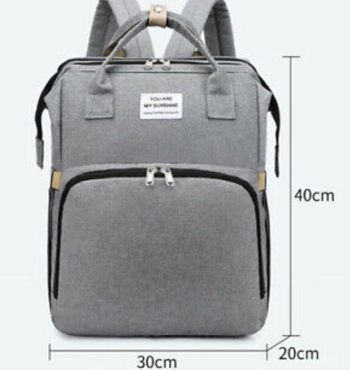 Wickeltasche für Kinderwagen mit Babybett