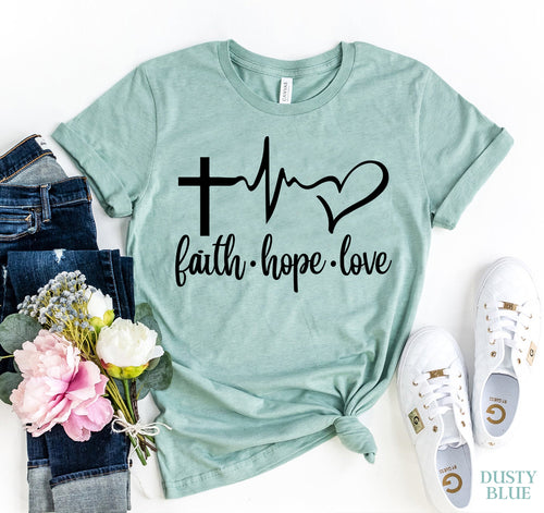 Glaube Liebe Hoffnung T-Shirt